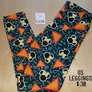 LuLaRoe Disney One Size Leggings NEW! Mini mouse